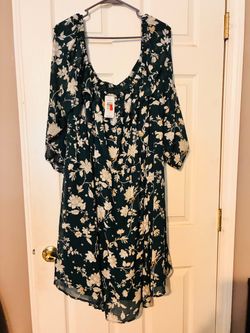 Torrid Floral Cold Shoulder Dress