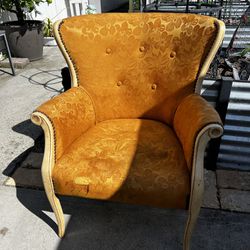 Vintage High-Back Chair