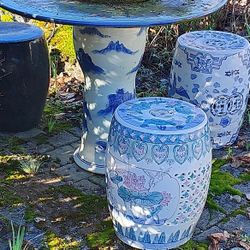 19th C. Chinese Porcelain Garden Set