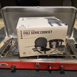 Camp Chef Everest and New unused Stanley Wildfare Core Full Service Cookset 24 piece
