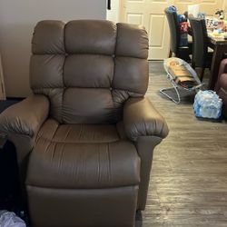 Recliner comes with Heating Setting & Reclines Back.