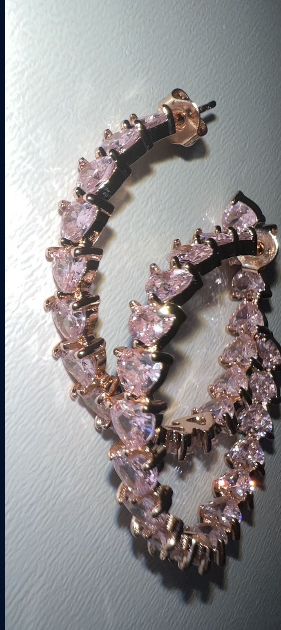 Heart Hoop Earrings