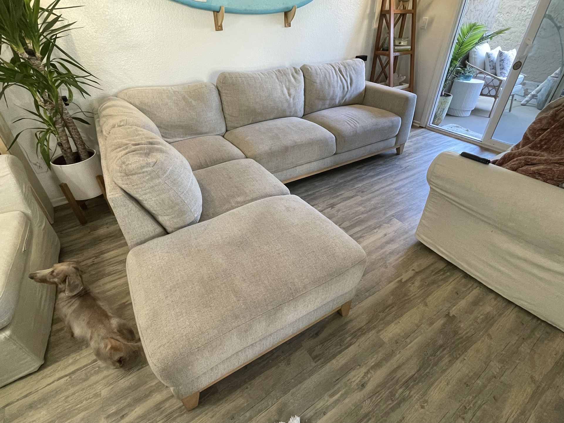 Amherst cobblestone 2 piece sectional with left arm facing chaise discount