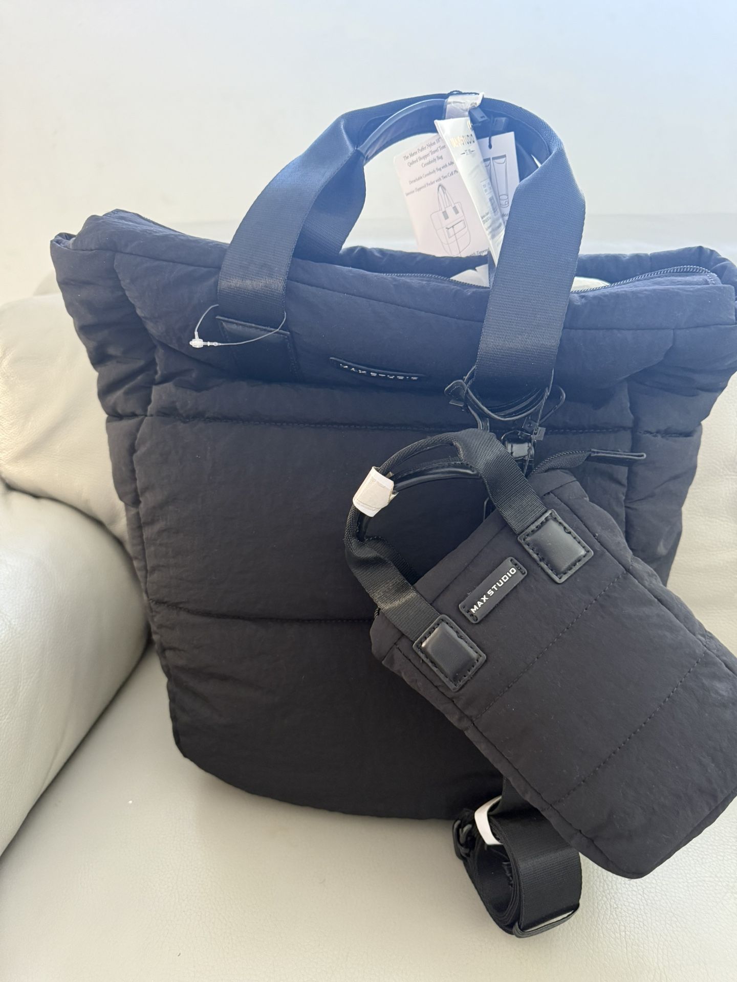 Max Studio Black Bag set