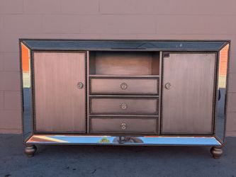Mirrored Sideboard Cabinet with Drawers