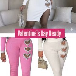 new heart embroidered 