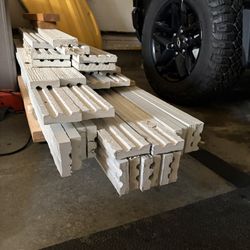 Approx 30 Exterior Cement Fiber Trim Boards (James Hardie)