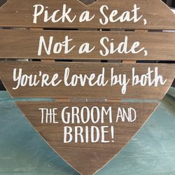 Wedding Seating Sign