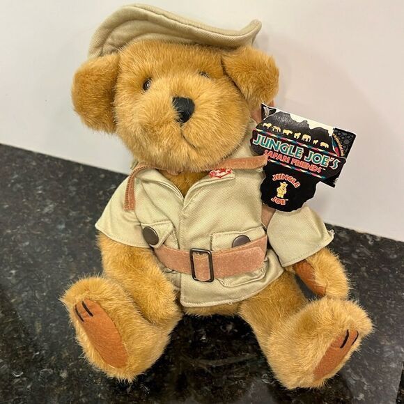 Jungle joe's safari friends "jungle joe" 9" teddy bear with tags