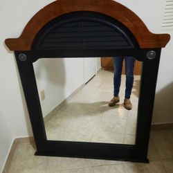 Decorative Framed Panel Mirror