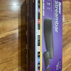 Brand New Unopened ROKU Streambar 4K/HD/HDR Streaming Media Player With Roku Voice Remote