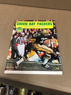 Green Bay Packers 1970 Yearbook. Excellent condition.