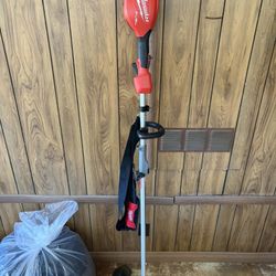 Milwaukee M18 Fuel Weed Wacker Trimmer / Eater, Charger, 8.0 Ah Battery