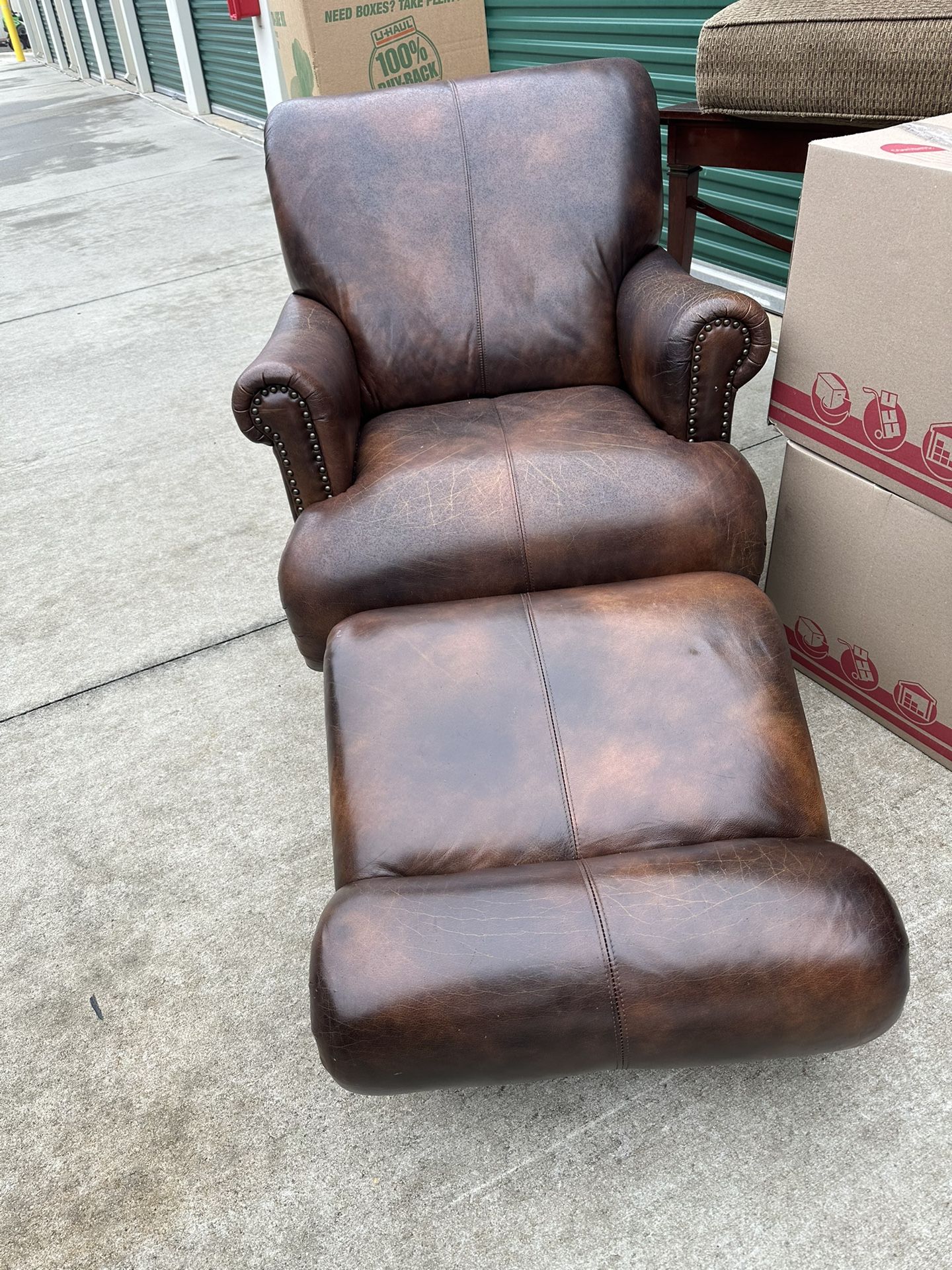 Leather Sofa Set