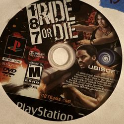 187 Ride Or Die Ps2