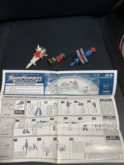 Complete 2002 Transformers Armada Space Mini-Con Team 3-Pack Manual