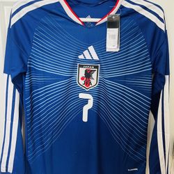 adidas Japan National Football Team 2026 Home Fan Ver. Jersey Size M #7 MITOMA