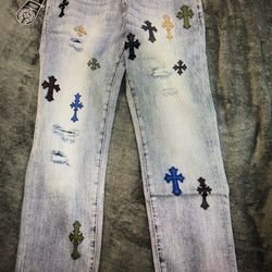 Chrome Hearts Jeans.  30,32,36