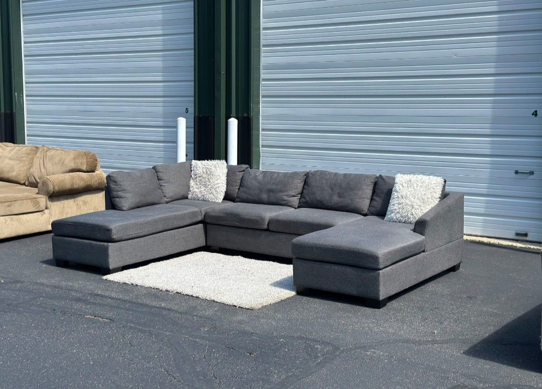 Gray Sectional Sofa
