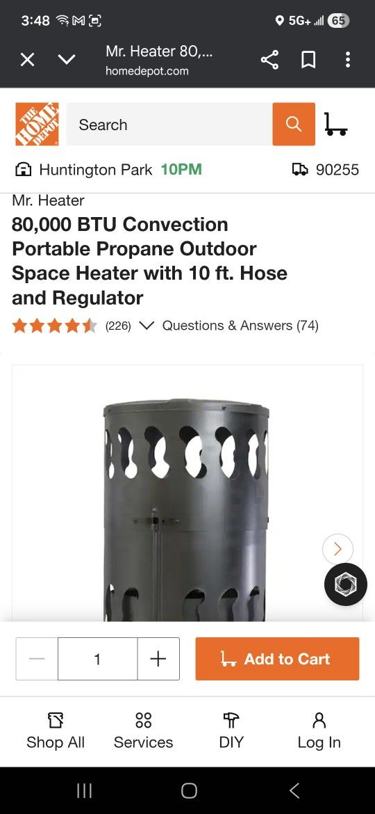 Outdoor Propane Heater