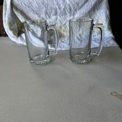 Two Large Beer Mugs