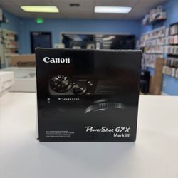 Canon PowerShot G7 X Mark III New ✨$79 Downpayment READ!
