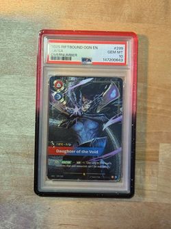 2025 RIFTBOUND: OVERNUMBER #299 KAI'SA - DAUGHTER OF THE VOID PSA 10
