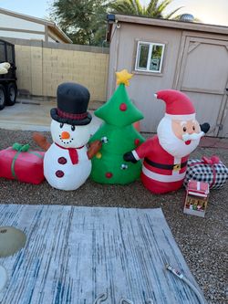 Santa & snowman collection Scene
