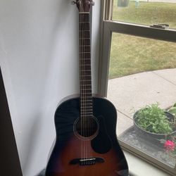 Alvarez Acoustic Guitar With Case, Strap, Tuners And Set Of Strings