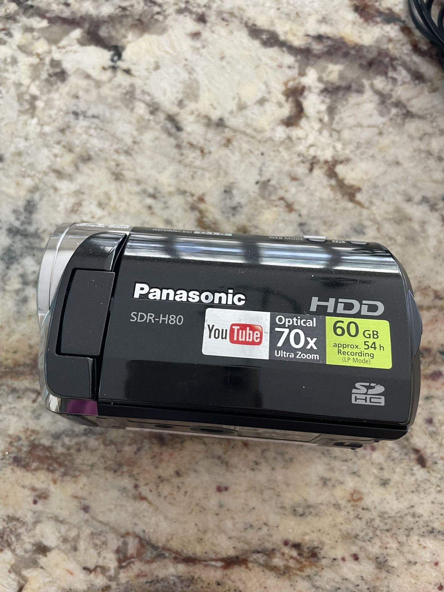 Panasonic Video Recorder SDR-H80, 60 GB
