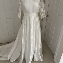 New Satin Wedding Dress 