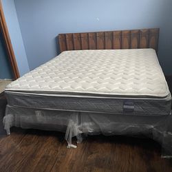 King Frame With Mattress 