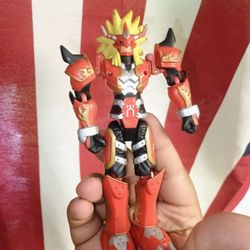 Vintage  Bandai Digimon Spirit Red Digivolving Agunimon Action Figure