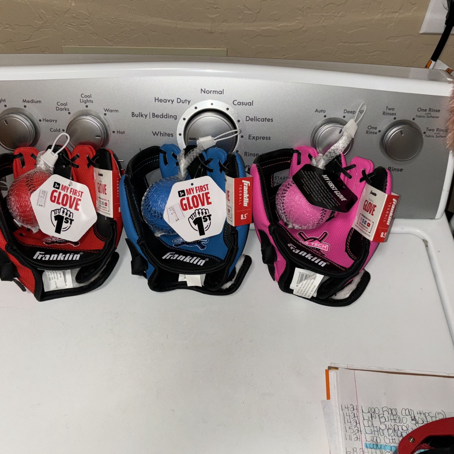 Franklin T-Ball Gloves W/Ball $7.00 EACH