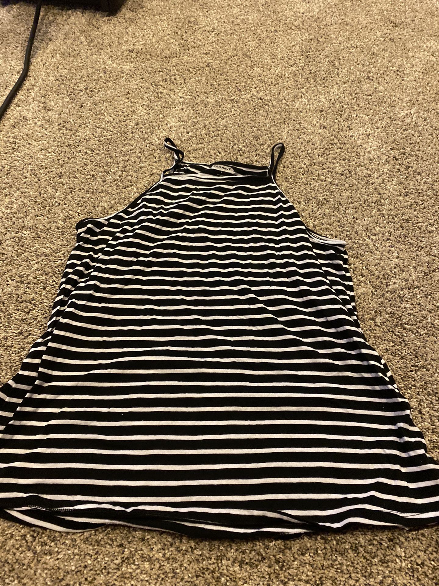 Old Navy black/White Dress-Size M