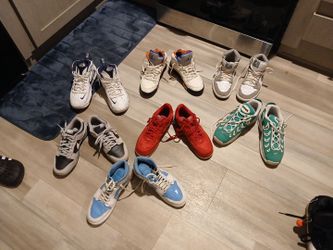 Nike & Jordan Sneaker Lot – 7 Pairs Sz 9