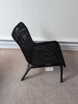 IKEA NOLMYRA Easy Chair - Black Mesh Accent Lounge Chair