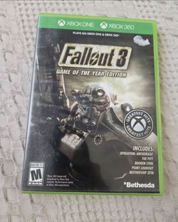 Fallout 3 XBOX One 360 video game