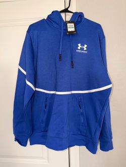 Under Armour Blue Pullover Hoodie Men’s Large