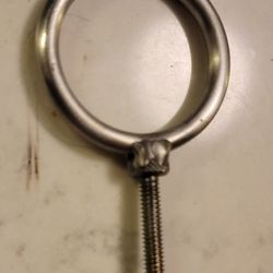 Custom Made Irwin Vise-Grip (contact info removed) Replacement Screw w/ 2" Marine Grade Stainless Steel Ring for 4" Vise-Grips