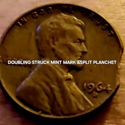 1964 BROAD STRIKE, MINT ERROR 