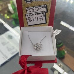 18 “ Diamond Necklace 18kwg