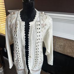 Vintage Cardigan Women’s Cardigan Sweater. Size S/M