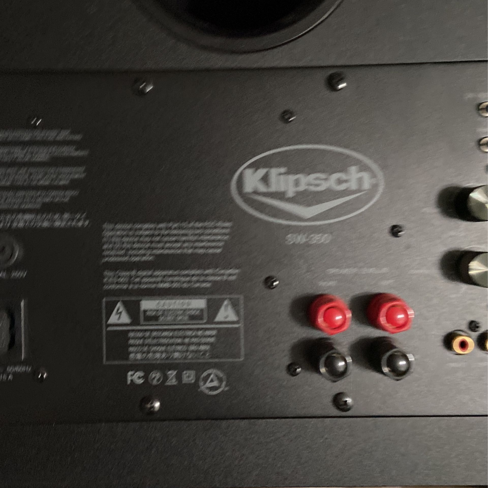 Klipsch Sw 350 Subwoofer