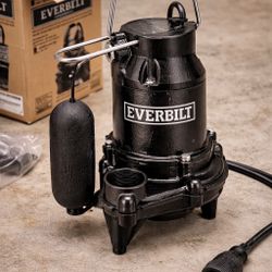 Everbilt Cast Iron Sump Pump (1/2 HP) — NEW/Open Box
