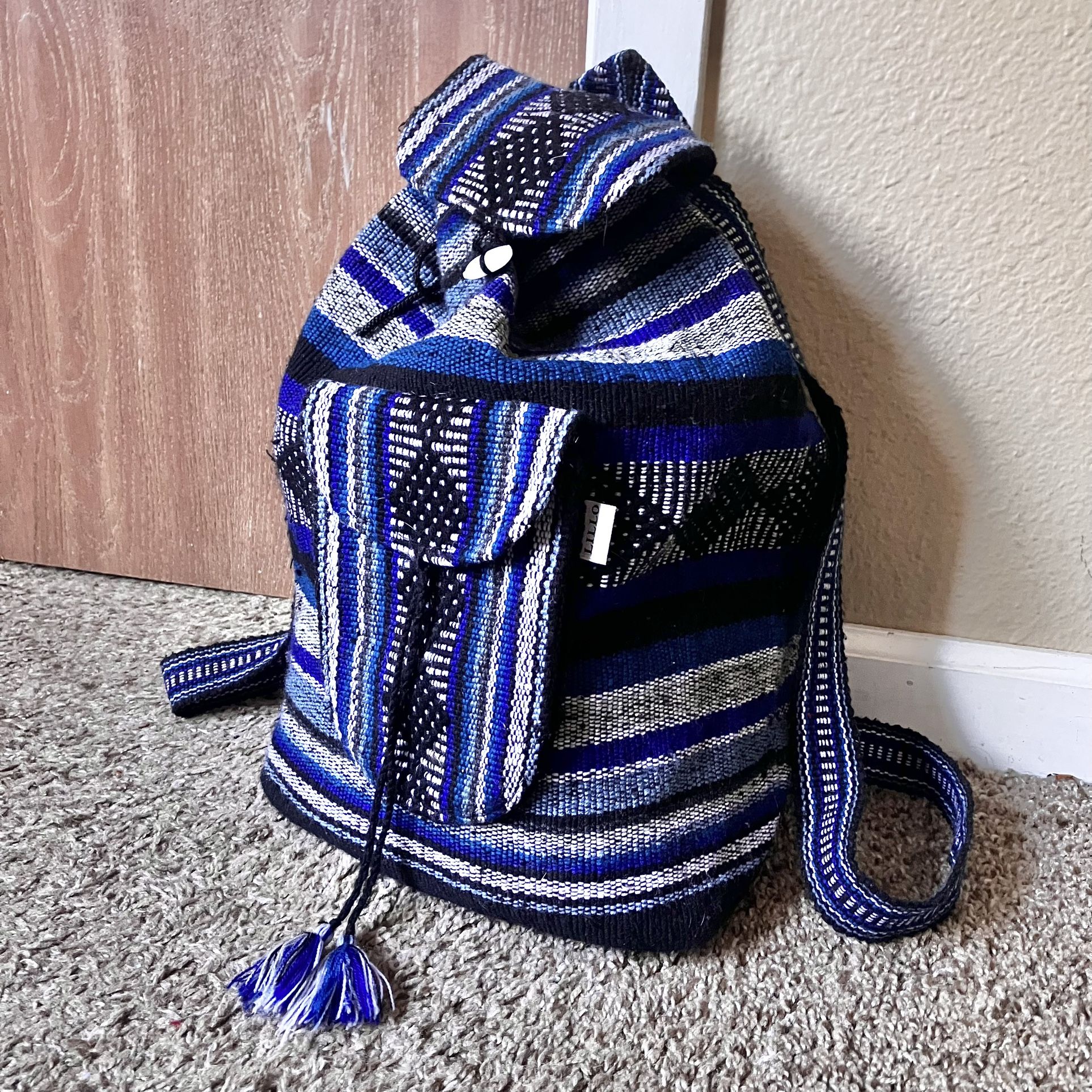 Woven Mexican Backpack