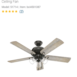 Hunter Shady Grove Ceiling Fan