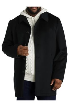 Michael Kors DXL NWT Black Kurt Wool Blend Overcoat Size 56R
