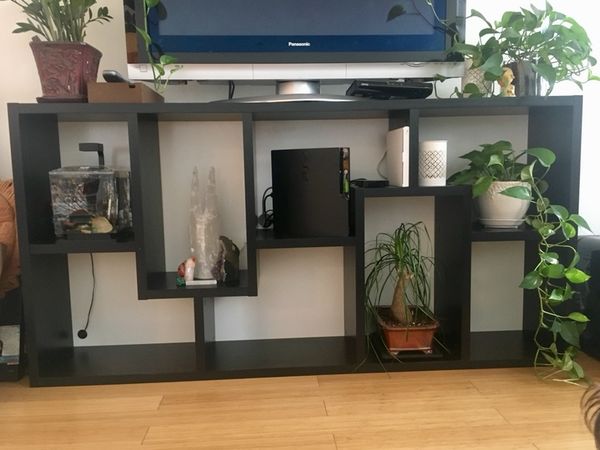 Obsidian Abstract Bookcase Black By Factory Outlet For In Obsidian Abstract Bookcase Black By Factory Outlet