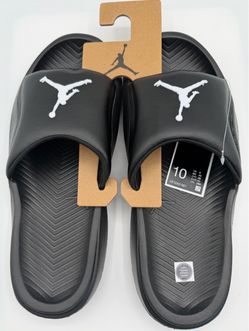 Jordan Franchise Slide – Black/White, Size 10